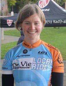 Rachel Canning Dr. Vie cyclist 2012 Canadian womens team