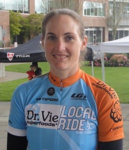 Jessica Hannah Dr. Vie cyclist 2012 Canadian womens team