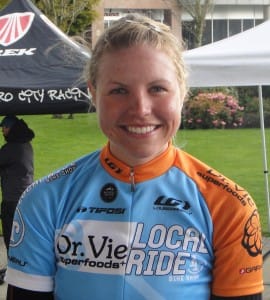 Sarah Coney Dr. Vie cyclist 2012 Canadian womens team