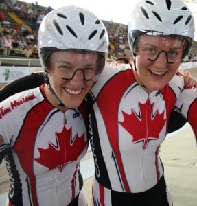Dr Vie London Olympics 2012 Track Cycling Canadian Women Laura Brown Steph Roorda