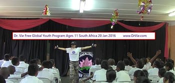 Dr. Vie Free Power Of Youth program in schools Jan, 2016