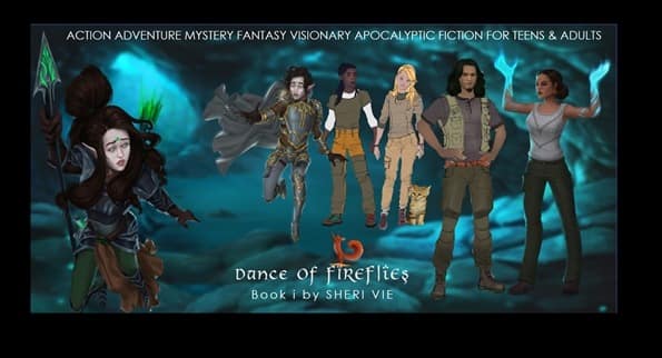 Dance Of Fireflies characters action adventure mystery apocalyptic fiction series