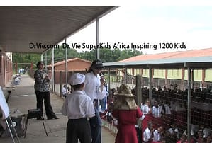 Dr-Vie-inspires-1200-kids-ages 6 to 14 to be SuperKids-of-Africa