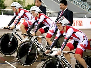 Dr Vie Team Pursuit Beijing Jan 2011 Track Silver medal win