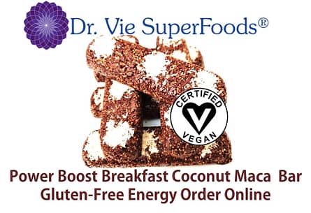 Dr Vie Superfoods vegan breakfast gluten free coconut maca nutrition bar order online and pick up or order on uber eats