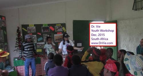 Dr. Vie Free Youth Workshops Africa