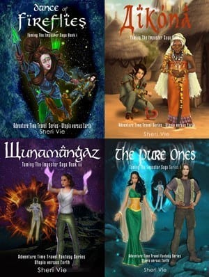 Time travel fantasy adventure series in Africa